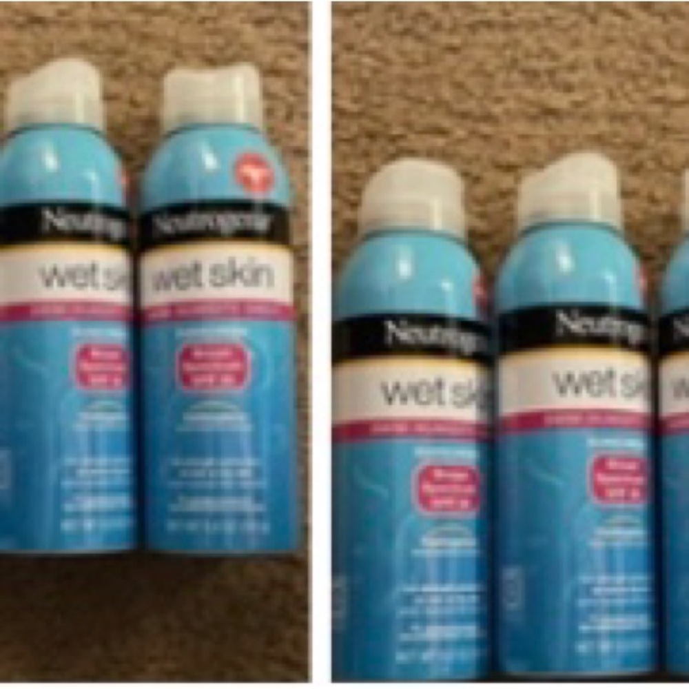 6 Neutrogena Wet Skin Sunscreen Spray Broad Spectrum SPF30 Sweat Water Resistant